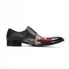 AOMISHOES™ Crimson Elegance Dress Shoes #4005