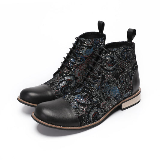 AOMISHOES™ Shadow Fleur Short Boots #4008