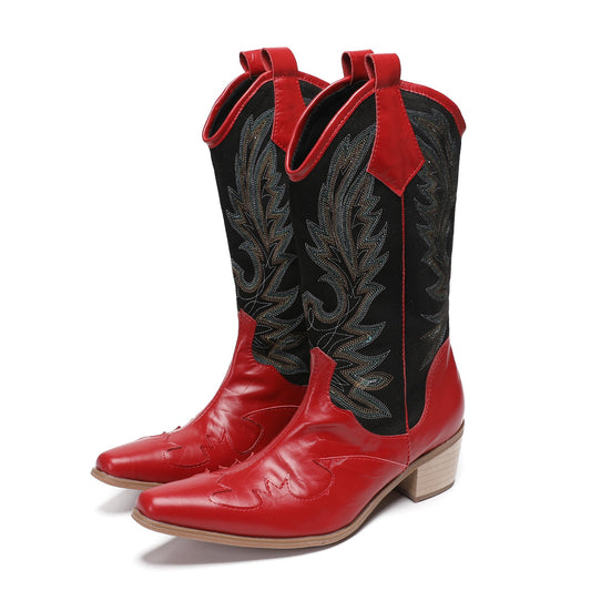 AOMISHOES™ Midnight Flame High Boots #4013