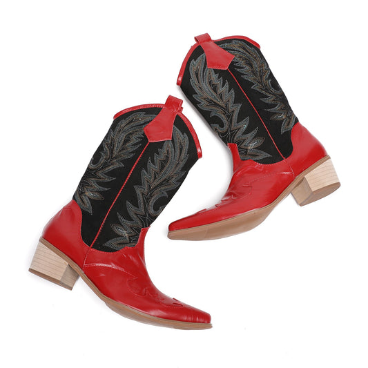 AOMISHOES™ Midnight Flame High Boots #4013