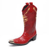 AOMISHOES™ Crimson Rodeo High Boots #4014