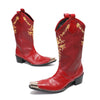 AOMISHOES™ Crimson Rodeo High Boots #4014