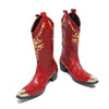 AOMISHOES™ Crimson Rodeo High Boots #4014