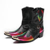 Iride Nero Metal Tip Boots #4021