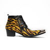 Tiger Fury Metal Tip Boots #4022