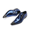 AOMISHOES™_Deep_Blue_Luxurious_Metal_Tip_Shoes_#4034_Party_Shoes_AOMISHOES™