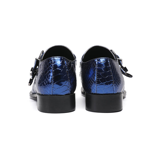 AOMISHOES™_Deep_Blue_Luxurious_Metal_Tip_Shoes_#4034_Party_Shoes_AOMISHOES™