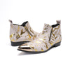 AOMISHOES™_Golden_Fashion_Metal_Tip_Boots_#4038_Party_Wear_AOMISHOES™