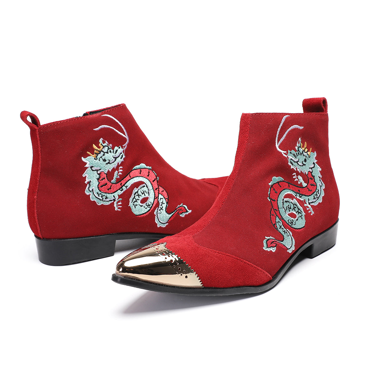AOMISHOES™_Vivid_Embroidered_Metal_Tip_Boots_#4039_Party_Shoes_AOMISHOES™