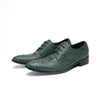 AOMISHOES™_Dark_Green_Crocodile_Dress_Shoes_4040_Party_Shoes_AOMISHOES™
