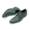 AOMISHOES™_Dark_Green_Crocodile_Dress_Shoes_4040_Party_Shoes_AOMISHOES™