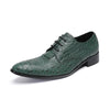 AOMISHOES™_Dark_Green_Crocodile_Dress_Shoes_4040_Party_Shoes_AOMISHOES™