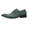 AOMISHOES™_Dark_Green_Crocodile_Dress_Shoes_4040_Party_Shoes_AOMISHOES™