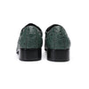 AOMISHOES™_Dark_Green_Crocodile_Dress_Shoes_4040_Party_Shoes_AOMISHOES™