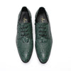AOMISHOES™_Dark_Green_Crocodile_Dress_Shoes_4040_Party_Shoes_AOMISHOES™