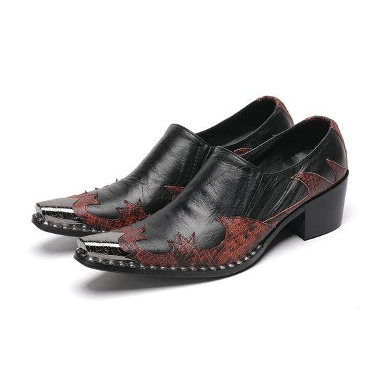 AOMISHOES™_Classic_Luxury_Metal_Tip_Shoes_#4045_Party_Wearing