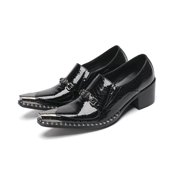 AOMISHOES™_Classic_Shiny_Metal_Tip_Shoes_#4046_Party_Wear_AOMISHOES™