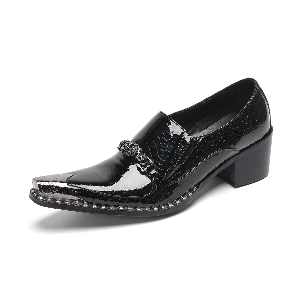 AOMISHOES™_Classic_Shiny_Metal_Tip_Shoes_#4046_Party_Wear_AOMISHOES™