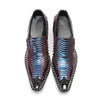 AOMISHOES™_Red_Scaled_Metal_Tip_Shoes_#4049_Party_Wear_AOMISHOES™