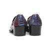 AOMISHOES™_Red_Scaled_Metal_Tip_Shoes_#4049_Party_Wear_AOMISHOES™