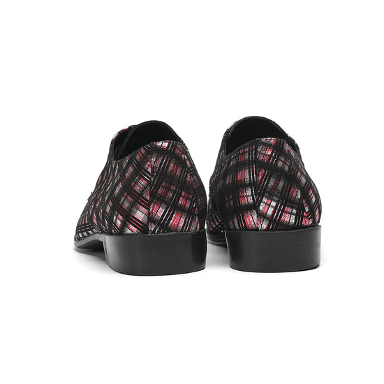 AOMISHOES™_Classic_Checked_Dress_Shoes_#4051_Party_Wear_AOMISHOES™