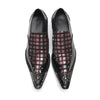 AOMISHOES™_Classic_Checked_Metal_Tip_Shoes_#4052_Party_Wear_AOMISHOES™