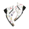 White Floral Chelsea Boots #4129