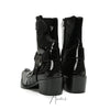 Shiny Embellished Pointed Western Boots #4140