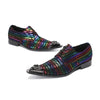 Vibrant Rainbow Metallic Toe Oxford #4141