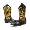 Bold Leopard Cowboy Boots #4147