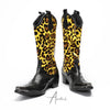 Bold Leopard Cowboy Boots #4147