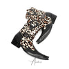 Bold Leopard Print Cowboy Boots #4149