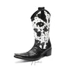 Bold Cow Print Cowboy Boots #4151