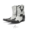 Camouflage Pointed Toe Cowboy Boots #4153