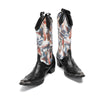 Artistic Abstract Pointed Cowboy Boots #4163
