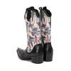 Artistic Abstract Pointed Cowboy Boots #4163
