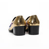 Rock Star Block Heel Loafers #4178