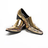 Rock Star Block Heel Loafers #4178