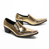 Rock Star Block Heel Loafers #4178