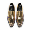 Rock Star Block Heel Loafers #4178
