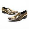 Rock Star Block Heel Loafers #4178
