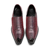 Neo-Noir Pointed Toe Loafers #4179