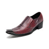 Neo-Noir Pointed Toe Loafers #4179