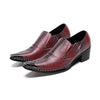 Neo-Noir Pointed Toe Loafers #4179