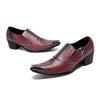 Neo-Noir Pointed Toe Loafers #4179