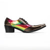 Glam-Rock Iridescent Oxford Shoes #4180