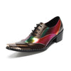 Glam-Rock Iridescent Oxford Shoes #4180