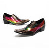Glam-Rock Iridescent Oxford Shoes #4180