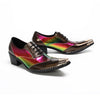 Glam-Rock Iridescent Oxford Shoes #4180
