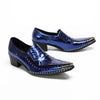 Neon Rockstar Pointed Toe Loafers #4181